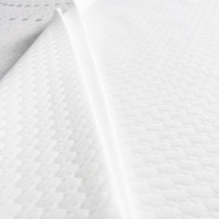 Tissu de matelas léger extensible 220 g/m² en jacquard brocart teint en fil 100 % polyester DTY pour filles