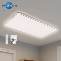 Plafonnier LED ultra fin et mince, télécommande, grand, moderne, simple, style européen, avec cadre, pour la décoration de la maison, salon