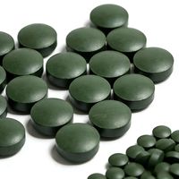 Comprimés de spiruline de qualité supérieure, algues bleues vertes naturelles, complément alimentaire riche en protéines pour soutenir le système immunitaire, à usage quotidien