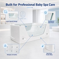 Acryl-Baby-Spa-Badewanne Acryl-Kinder-Whirlpool Wasch- und Massagebadewanne Spa-Wanne Schwimmbecken