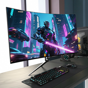 34-inch PC chơi Game màn hình cong với RGB 165Hz làm mới 4K Độ phân giải CE giấy chứng nhận Màn hình rộng - Product Image 1