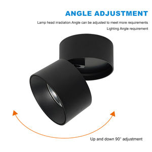 LOSO Wholesale Commercial Hotel Store Office Foldable Aluminium 10W 20W 30W 40W Plafonnier LED Spot - Product Image 5