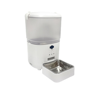 Automatic Pet <b>Feeder</b> With Camera White Rechargeable Battery For <b>Cat</b> <b>Timed</b> Quantitative Feeding Machine - Product Image 3