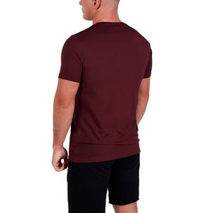 Camiseta Deportiva Lisa Roja de Alta Calidad al por Mayor, Camiseta de Gimnasio Suave y Económica para Hombre, Camiseta Deportiva con Diseño Personalizado para Hombre - Product Image 4