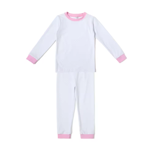 Set <span class=keywords><strong>Pigiama</strong></span> Coordinato a Pois per Fratelli, Tutina con Apertura Posteriore per Neonati e Bambini, <span class=keywords><strong>Pigiama</strong></span> Coordinato con Monogramma per Bambini e <span class=keywords><strong>Bambine</strong></span> - Product Image 4