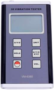 Misuratore di vibrazione VM-6380 LANDTEK per 3 assi X Y Z digitale <span class=keywords><strong>3D</strong></span> misuratore di ore di vibrazione - Product Image 2