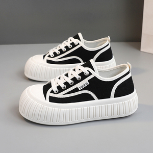 Chaussures pour femmes tendance 2026 fabriquées en Chine, chaussures en toile, plateforme pour étudiantes, chaussures de sport décontractées pour femmes - Product Image 3