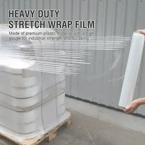 Factory Packaging LLDPE Manufacture Transparent Pallet Wrap Price Jumbo Roll Hand Stretch Film
