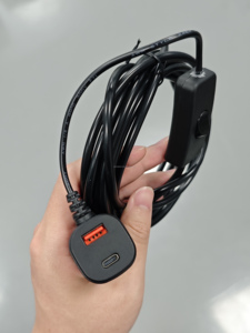 2025 mới sạc cáp cho starlink <span class=keywords><strong>Mini</strong></span> tinh khiết Đồng DC để Thuốc lá nhẹ hơn Adapter với chuyển đổi cầm tay và hiển thị kỹ thuật số - Product Image 3