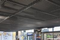 Plafond suspendu en maille métallique expansée en aluminium, personnalisable et décoratif, pour centres commerciaux et hôtels, disponible sur le site d'achat en ligne Alibaba