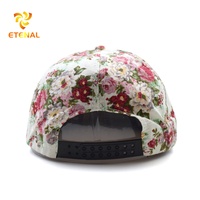Topi Snapback Kanvas Berkualitas Tinggi 100% Katun dengan Cetakan Daun Bunga dan Leopard, Karakter Tropis Hawaii, Jersey Outdoor