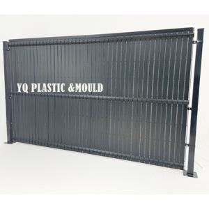 Treillis métallique soudé incurvé 3D/Kit d'<span class=keywords><strong>occultation</strong></span> de clôture 3D lattes <span class=keywords><strong>en</strong></span> <span class=keywords><strong>PVC</strong></span>/panneaux <span class=keywords><strong>rigides</strong></span> à <span class=keywords><strong>lamelles</strong></span> pour cadre métallique de 2.5m clture de jardin - Product Image 4