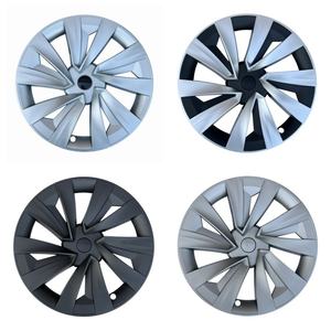 FUXUAN – Jantes de 19 pouces avec caches de roue pour Tesla Model Y (25 pièces) – Modèle Hwan – Protection circulaire complète - Product Image 1