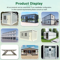 Maison Modulaire Préfabriquée en Acier de 20 pieds à Montage Rapide, Maisonnette Portable Démontable pour Hôtel de Location