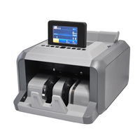 Machine de comptage de billets portable pour pièces de monnaie en euros mixtes, machine de comptage de billets de banque sous vide, mini machine de comptage de monnaie multi-devises avec prix