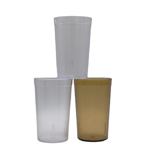 Gobelets en plastique givré incassables classiques de 480 ml, réutilisables, durables, de couleur personnalisée, étanches et écologiques pour le camping - Vente en gros - Product Image 4