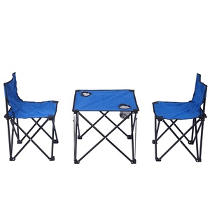 Ensemble <span class=keywords><strong>de</strong></span> tables et chaises pliantes <span class=keywords><strong>pour</strong></span> le <span class=keywords><strong>camping</strong></span>, meubles d'extérieur portables <span class=keywords><strong>pour</strong></span> les voyages en voiture, la plage, les pique-niques, la pêche - Product Image 3