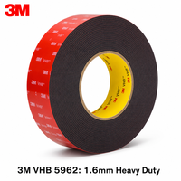 Ruban adhésif acrylique double face sensible à la pression 3M VHB 5962, 1,6 mm, étanche, anti-humidité, pour façade et mur-rideau en polyester