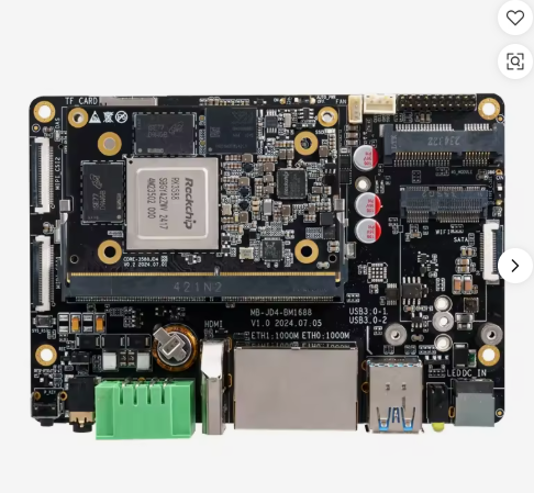 Rk3588 Dev Kit with RS485/CAN/PCIE Hailo 8 / DeepX M1 / RK1820 Computing Ai Module Expansion Rockchip Rk3588 Development Board