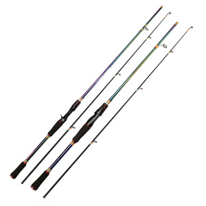 Caña de Pescar de Acción Media-Rápida con Guías SIC para Pesca en Mar, Pesca de Lubina, Pesca en Playa y Océano, Mango Recto de Alta Gama - Product Image 5