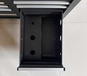 मोबाइल धातु स्टील दराज उपकरण छाती के साथ पहियों पोर्टेबल उपकरण ट्रॉली के साथ पहियों अनुकूलित मरम्मत गाड़ी औद्योगिक कार्यशाला - Product Image 5