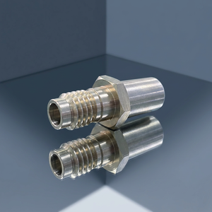 อะแดปเตอร์ข้อต่อทองเหลืองแบบหกเหลี่ยมสำหรับท่อ ผลิตด้วยเครื่อง CNC ตามแบบที่กำหนด ชิ้นส่วนเครื่องจักรกล รับผลิตแบบ OEM ODM ขายส่งจากโรงงาน ผู้ผลิตในเวียดนาม - Product Image 1