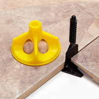 Système de nivellement sans outil Poteaux filetés docteur de carrelage localisateur de réglage de nivellement automatique niveleur de porcelaine carreaux de médecin de rotation