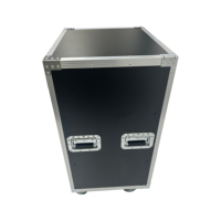 Flight case 16U OEM/ODM de haute qualité, protection robuste, étanche IP67, antichoc, avec mousse et roulettes multidirectionnelles 4 roues pour équipement audio et alimentation
