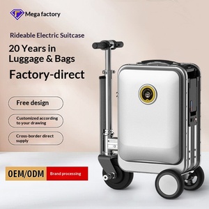 Valigia Elettrica Cavalcabile 20L, Scooter Portatile per Viaggi, Bagaglio Intelligente con Ricarica USB, Certificato 3C - Product Image 3