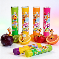 Tube de bonbons confits très vendu en e-commerce, pack assorti de snacks explosifs pour boutique en ligne