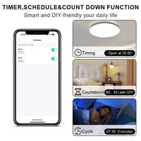 Capteur de mouvement radar micro-ondes 5.8G OEM personnalisé Smart Life, détection de présence humaine, contrôle d'éclairage Wi-Fi pour intérieur