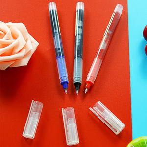 नई स्कूल कार्यालय नीले और काले, लाल सीधे प्रत्यक्ष तरल तटस्थ जेल कलम - Product Image 6