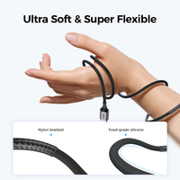Cable de Carga Rápida USB C de Silicona Trenzada de 60W, Venta al Por Mayor de Fábrica UNIEAN, Cables de Datos USB C 3A Tipo-C para iPhone 18