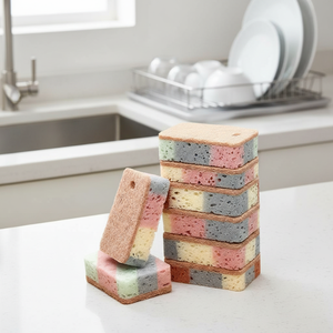 Spugna da <span class=keywords><strong>Cucina</strong></span> Colorata in PU ad Alta Densità, Detergente per Piatti a Doppio Lato, Potente Azione Pulente, OEM - Product Image 6