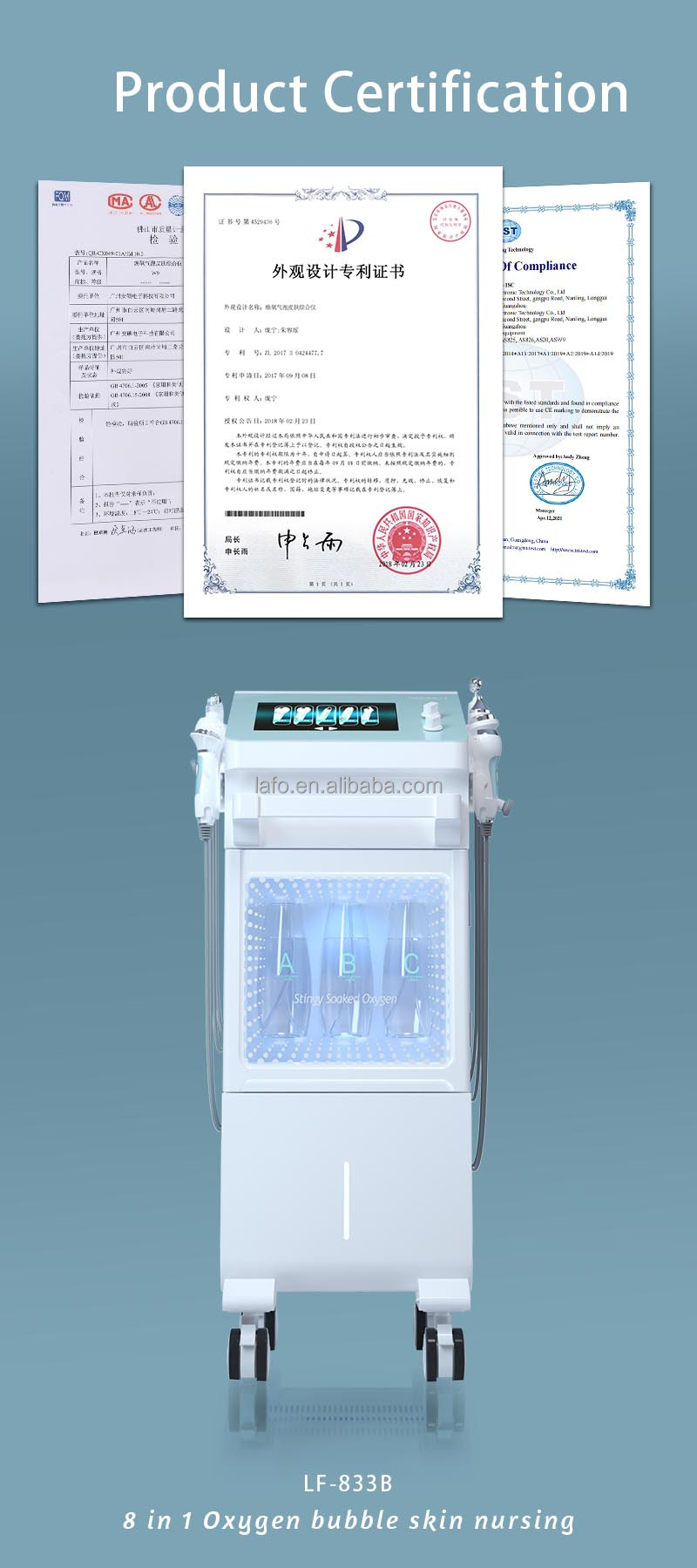 Newest Upgrade 9 in 1 Hydra Water Dermabrasion RF Facial Microdermabrasion Machine for skin care 11