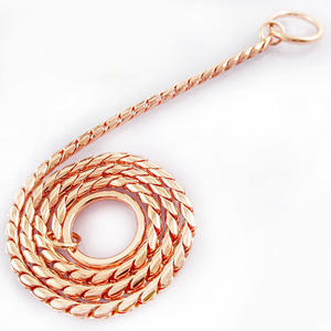 Joysing Nieuwe Luxe Solide RVS Hondentuig en Halsband Set, Slangenketting Design, Choker Sluiting, Duurzaam voor Honden, Alle Seizoenen - Product Image 4