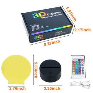 16 Colors Night <strong>Light</strong> <strong>Base</strong> 3d Handwritten Diy Night <strong>Light</strong> Erasable RGB <strong>LED</strong> Message Acrylic Writing Board <strong>Light</strong> - Product Image 6