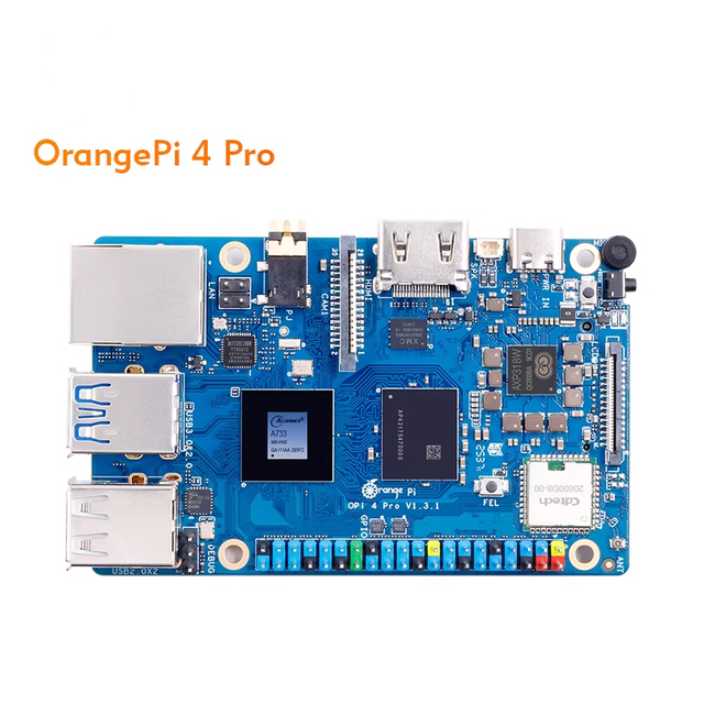 New Original Orange Pi 4 Pro Development Board Single Board Computer Octa-core Processor RISC-V SBC Debuts Allwinner SoC WiFi 6