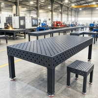 Nouvelle plateforme de soudage flexible tridimensionnelle en acier Q355 nitruré, table robotisée poreuse de positionnement, bras mécanique Langtuo 2