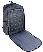 Sac à dos de randonnée unisexe, tendance, multi-couches, avec chargeur solaire intégré, pour ordinateur portable, 20-36L, USB, dos ergonomique