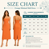 Robe midi en gros, en mélange de coton doux, col rond, sans manches, pour femme, orange, style minimaliste, décontractée, avec logo personnalisé, OEM