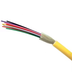 Fornitura di fabbrica GJFJV <span class=keywords><strong>cavo</strong></span> in fibra ottica per interni 1 4 12 24 48 Core OM1 OM2 OM3 OM4 PVC LSZH FR <span class=keywords><strong>cavo</strong></span> in fibra ottica per interni Breakout - Product Image 1