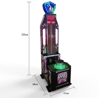Nouvelle machine de jeu de boxe à monnayeur King MR Hammer, machine d'arcade de boxe, machine de frappe de boxe avec compteur de points pour salle de jeux