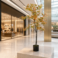 Arbre artificiel tropical pour île artificielle, plantes artificielles pour la décoration intérieure, hall d'hôtel, centre commercial