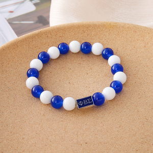 Di alta qualità blu e bianco perline 1914 <span class=keywords><strong>fratellanza</strong></span> gioielli ad alto costo prestazioni Phi Beta Sigma fraternità decorazione bracciale - Product Image 6