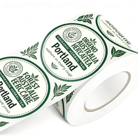 Étiquette autocollante personnalisable Jinyu avec logo, pour emballage de parfum et brillant à lèvres, dorure à chaud, résistante à l'eau