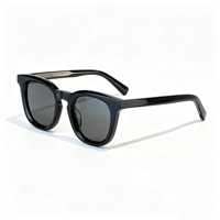 Lunettes de soleil carrées vintage 2026 effet écaille de tortue, monture en acétate de luxe, verres polarisés UV400 pour hommes et femmes
