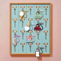 Authentique POPMART Labubu the Monsters Hair Salon Series Porte-clés Pendentif Boîte Mystère Jouets Tendance Boîtes Surprise Décoration Verre