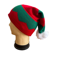 Nuevo Gorro Navideño Tejido para Adultos, Gorro Festivo para Disfraces, Gorro Creativo Cosido a Mano
