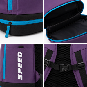 Sac à dos de basketball avec compartiment séparé pour chaussures, grand sac de sport, sac de gym, porte-ballons, sac de voyage pour hommes - Product Image 3